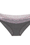 Zivame Soft Stretch Cotton Full Back Coverage Low Rise Hipster Brief-Pink Floral Lace — thumbnail 7