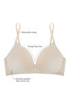Zivame Wear Me Everyday Padded Non Wired 3/4th Coverage T-Shirt Bra-Nude — thumbnail 7