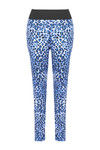 Zivame Light Ponte Wide Waistband Travel Ready Leggings - Sailor Blue — thumbnail 5
