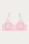 Lovable Double Layered Wirefree Bra- Baby Pink — thumbnail 7