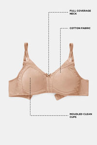 Zivame Essentials Double Layered Non Wired Full Coverage T-Shirt Bra - Roeback — thumbnail 6