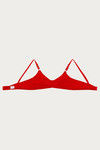 Rosaline Essentials Single Layered Non Wired Full Coverage Bra - Fiery Red — thumbnail 9