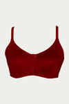 Rosaline Essentials Double Layered Non Wired 3/4th Coverage T-Shirt Bra - Purple Potion — thumbnail 6