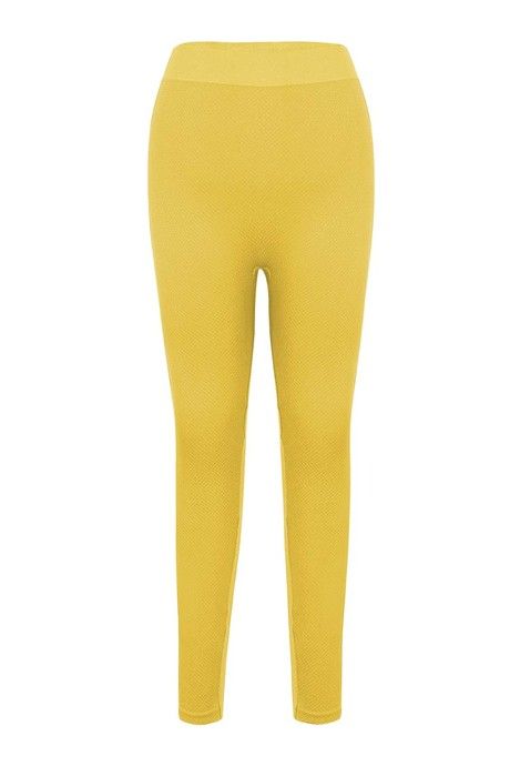 

Zivame PowerStretch Seamless Toning Leggings Yellow, Yellows