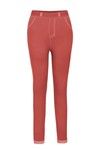 Zivame PowerStretch Toning Denim finished Leggings-Red — thumbnail 5