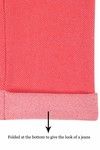 Zivame PowerStretch Toning Denim finished Leggings-Red — thumbnail 10