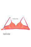 Zivame Feather Light Padded Non Wired Full Coverage T-Shirt Bra-Salmon Pink — thumbnail 8
