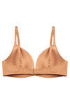 Zivame Feather Light Padded Non Wired 3/4th Coverage T-Shirt Bra-Roebuck Brown — thumbnail 8