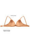Zivame Feather Light Padded Non Wired 3/4th Coverage T-Shirt Bra-Roebuck Brown — thumbnail 9