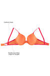 Zivame Feather Light Push Up Wired 3/4th Coverage T-Shirt Bra-Salmon Pink — thumbnail 9