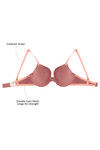 Zivame Feather Light Push Up Wired 3/4th Coverage T-Shirt Bra-Wistful Mauve — thumbnail 9