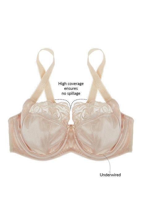 Zivame Double Layered Wired 3/4Th Coverage Sag Lift Bra-Nude — image 6