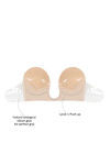 Zivame Padded Wired Low Coverage Stick On Bra - Nude — thumbnail 7