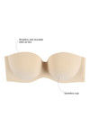 Zivame Push Up Wired Low Coverage Bra-Nude — thumbnail 5