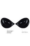 Zivame Invisible Front Open Stick On Bra Smooth Lace Overlay-Black-Black — thumbnail 6