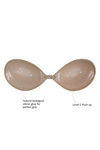 Zivame Invisible Front Open Stick On Bra Smooth Lace Overlay-Skin — thumbnail 6