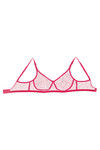 Rosaline Everyday Double Layered Non Wired 3/4th Coverage Sag Lift Bra - Pink Butterfly — thumbnail 10