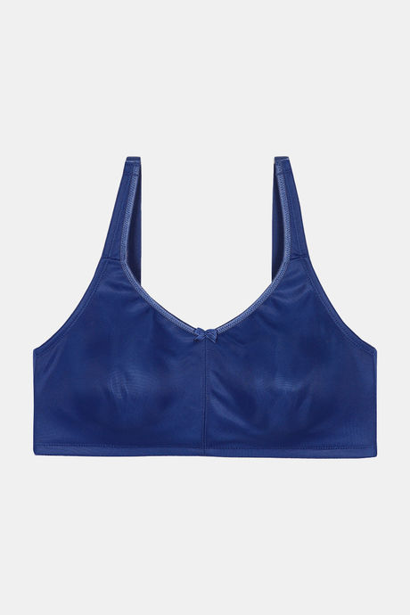 Zivame True Curv Double Layered Non Wired Full Coverage Minimiser Bra - Blue — image 7