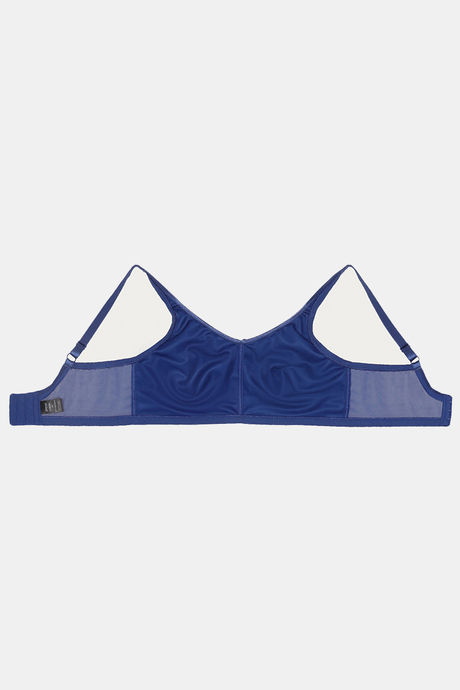 Zivame True Curv Double Layered Non Wired Full Coverage Minimiser Bra - Blue — image 9
