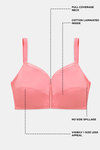 Zivame True Curv Cotton Laminated Non Wired Full Coverage Minimiser Bra - Georgia Peach — thumbnail 6