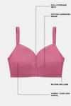 Zivame True Curv Cotton Laminated Non Wired Full Coverage Minimiser Bra - Malaga — thumbnail 6