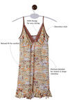 Zivame Appealing Word Art Babydoll With Hipster Brief — thumbnail 5