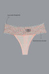 Zivame Zero Coverage Low Rise Thong- Ivory  — thumbnail 5