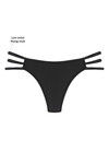 Zivame Mess Back Strappy Side Low Rise Thong - Black — thumbnail 5