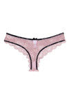 Zivame All That Lace Sheer Low Rise Thong Panty-Lt Pink — thumbnail 6