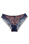 Zivame Dual Toned Lace Low Rise Bikini Panty-Blue Black — thumbnail 7