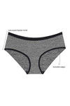 Zivame Three-Fourth Coverage Low Rise Hipster- Dark Grey  — thumbnail 5