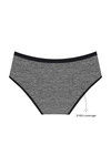 Zivame Three-Fourth Coverage Low Rise Hipster- Dark Grey  — thumbnail 6