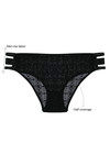 Zivame Cage Style Cheekini Panty- Black — thumbnail 5