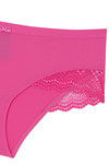 Zivame Scallop Lace Mid Rise Hipster Panty- Pink — thumbnail 7