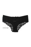 Zivame  Luxe Lace  All Over Floral Lace Mid Rise Hipster Panty- Black — thumbnail 7