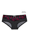 Zivame Front Lace Touch Bikini Panty-Black — thumbnail 5