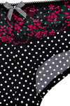 Zivame Front Lace Touch Bikini Panty-Black — thumbnail 7
