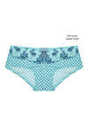 Zivame Front Lace Touch Bikini Panty- Blue  — thumbnail 6