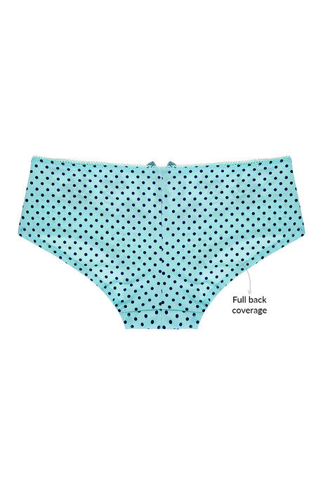 Zivame Front Lace Touch Bikini Panty- Blue  — image 7