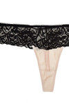 Zivame Low Waist Thong With Lace Waistband-Skin — thumbnail 7
