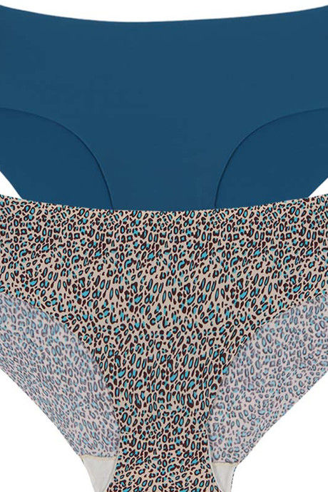 Zivame No Panty Line Laser Cut Wild Print N Solid Briefs (Pack of 2) — image 10