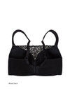 Zivame Beautiful Basics Non Padded Non Wired Full Coverage Cami Bra-Black — thumbnail 7