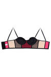 Zivame Color Block Padded Wired Medium Coverage Strapless Bra-Peach Berry — thumbnail 8