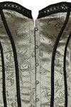 Zivame Rich Jacquard Corset - Grey — thumbnail 7