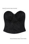 Zivame Jacquard Bustier with Soft Padding — thumbnail 5