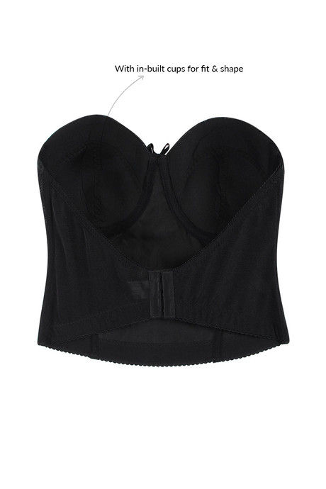 Zivame Jacquard Bustier with Soft Padding — image 6