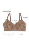 Zivame Cotton-On-Skin High Strength Full Coverage Multipart Bra-Skin (C-FF) — thumbnail 7