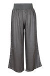 Zivame Aire Wide Waist High-Low Hem Chambray Palazzo-Grey — thumbnail 8