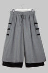 Zivame Aire Bi-color Tailored Culottes-Black — thumbnail 7