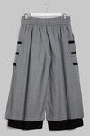 Zivame Aire Bi-color Tailored Culottes-Black — thumbnail 8